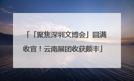 「聚焦深圳文博会」圆满收官！云南展团收获颇丰