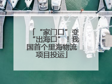 “家门口”变“出海口”！我国首个里海物流项目投运