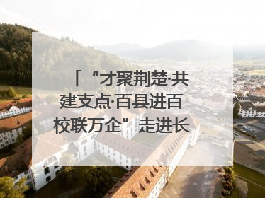 “才聚荆楚·共建支点·百县进百校联万企”走进长江大学文理学院