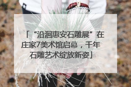 “沿洄惠安石雕展”在庄家7美术馆启幕，千年石雕艺术绽放新姿