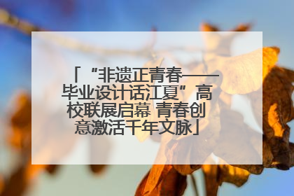 “非遗正青春——毕业设计话江夏”高校联展启幕 青春创意激活千年文脉