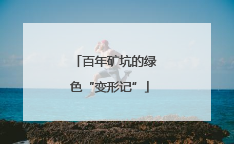 百年矿坑的绿色“变形记”