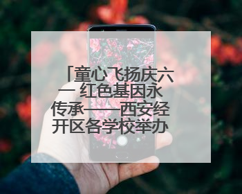 童心飞扬庆六一 红色基因永传承——西安经开区各学校举办多彩活动欢度儿童节