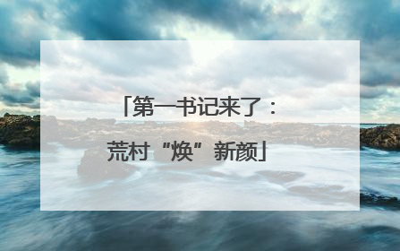 第一书记来了：荒村“焕”新颜