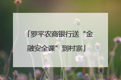 罗平农商银行送“金融安全课”到村寨