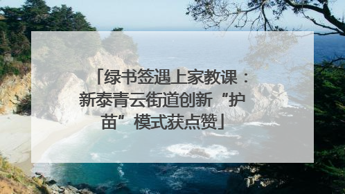 绿书签遇上家教课：新泰青云街道创新“护苗”模式获点赞