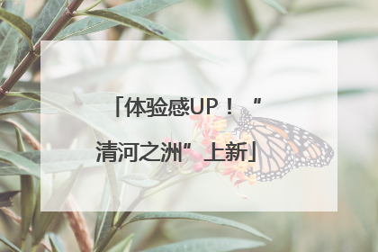 体验感UP！“清河之洲”上新