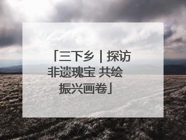 三下乡｜探访非遗瑰宝 共绘振兴画卷