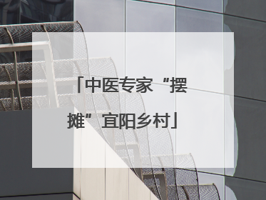 中医专家“摆摊”宜阳乡村