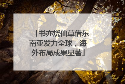 书亦烧仙草借东南亚发力全球，海外布局成果显著