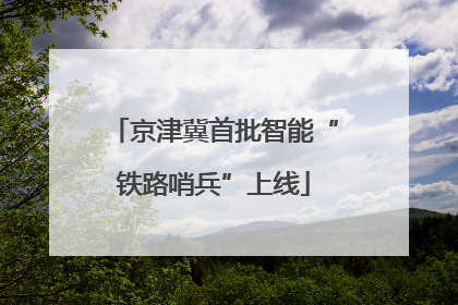 京津冀首批智能“铁路哨兵”上线