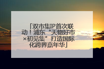 双市集IP首次联动！浦东“天物好市×初见集”打造国际化跨界嘉年华