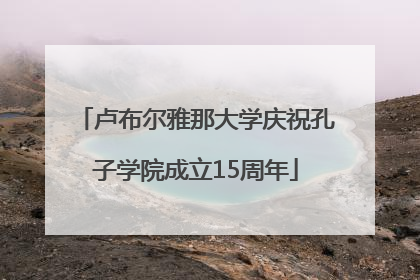 卢布尔雅那大学庆祝孔子学院成立15周年