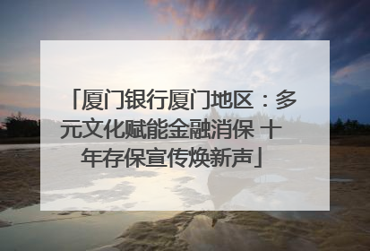 厦门银行厦门地区：多元文化赋能金融消保 十年存保宣传焕新声