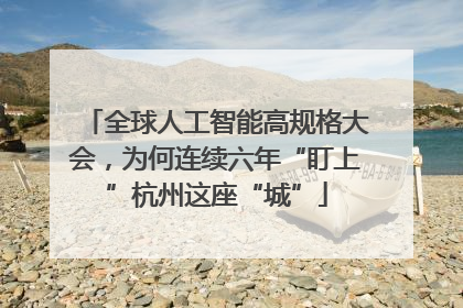 全球人工智能高规格大会，为何连续六年“盯上”杭州这座“城”