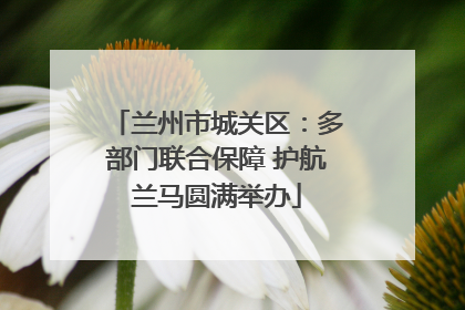兰州市城关区：多部门联合保障 护航兰马圆满举办