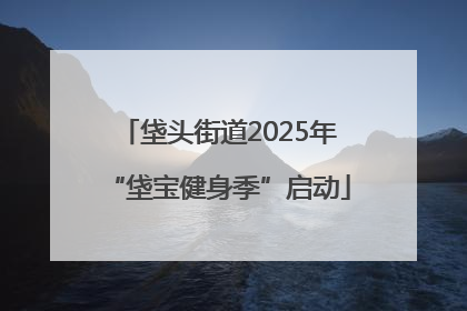 垡头街道2025年“垡宝健身季”启动