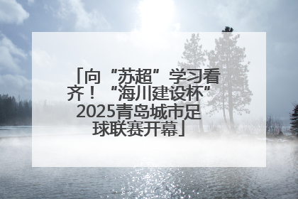 向“苏超”学习看齐！“海川建设杯”2025青岛城市足球联赛开幕