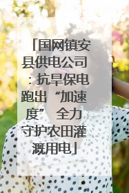 国网镇安县供电公司：抗旱保电跑出“加速度” 全力守护农田灌溉用电