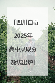 四川自贡2025年高中录取分数线出炉