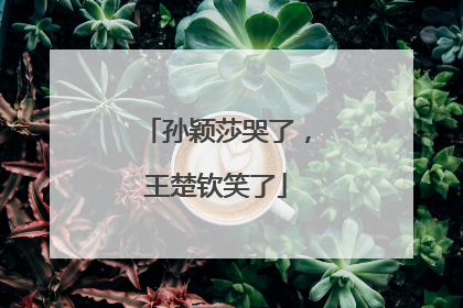 孙颖莎哭了，王楚钦笑了