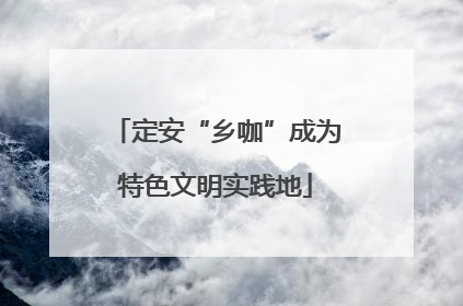 定安“乡咖”成为特色文明实践地