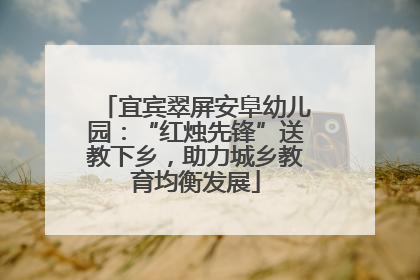 宜宾翠屏安阜幼儿园：“红烛先锋”送教下乡，助力城乡教育均衡发展
