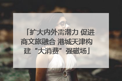 扩大内外需潜力 促进商文旅融合 港城天津构建“大消费”强磁场