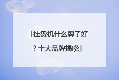 挂烫机什么牌子好？十大品牌揭晓