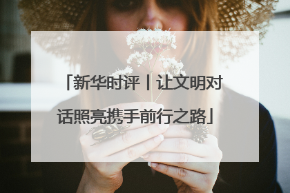 新华时评丨让文明对话照亮携手前行之路