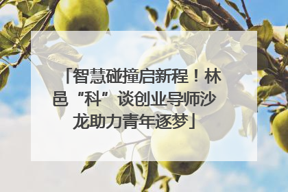 智慧碰撞启新程！林邑“科”谈创业导师沙龙助力青年逐梦