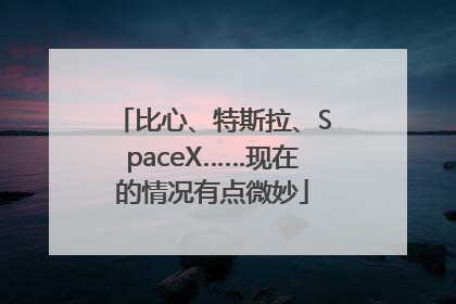 比心、特斯拉、SpaceX……现在的情况有点微妙