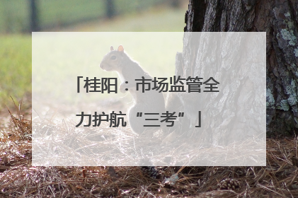 桂阳：市场监管全力护航“三考”
