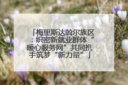 梅里斯达斡尔族区：织密新就业群体“暖心服务网”共同携手筑梦“新力量”