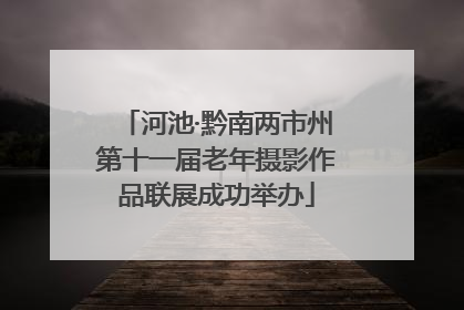 河池·黔南两市州第十一届老年摄影作品联展成功举办