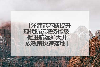 洋浦港不断提升现代航运服务能级 促进航运扩大开放政策快速落地