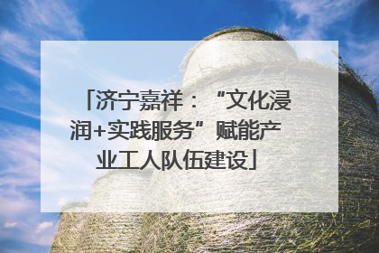 济宁嘉祥：“文化浸润+实践服务”赋能产业工人队伍建设