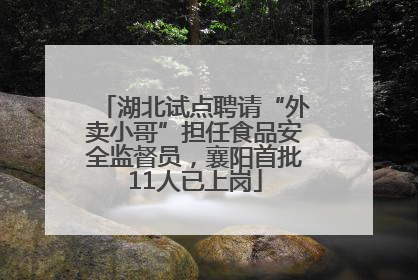 湖北试点聘请“外卖小哥”担任食品安全监督员，襄阳首批11人已上岗