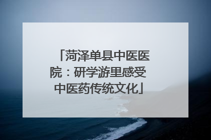 菏泽单县中医医院：研学游里感受中医药传统文化