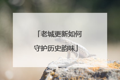 老城更新如何守护历史韵味