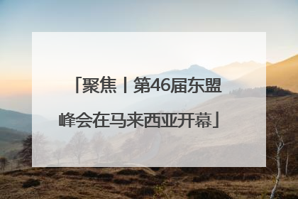 聚焦丨第46届东盟峰会在马来西亚开幕