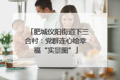 肥城仪阳街道下三合村：党群连心绘幸福“实景图”