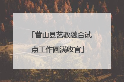 营山县艺教融合试点工作圆满收官