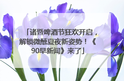 诸暨啤酒节狂欢开启，解锁微醺夏夜新姿势！《90早新闻》来了