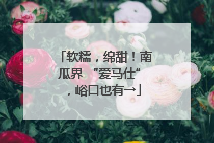 软糯，绵甜！南瓜界 “爱马仕”，峪口也有→
