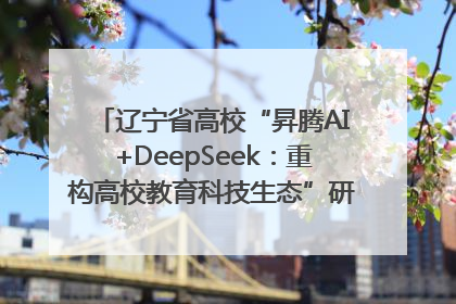 辽宁省高校“昇腾AI+DeepSeek：重构高校教育科技生态”研讨会在沈阳成功举办