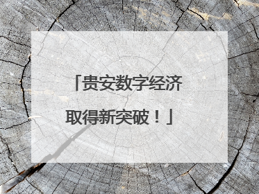贵安数字经济取得新突破！