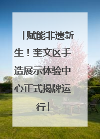 赋能非遗新生！奎文区手造展示体验中心正式揭牌运行