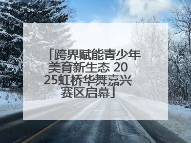 跨界赋能青少年美育新生态 2025虹桥华舞嘉兴赛区启幕