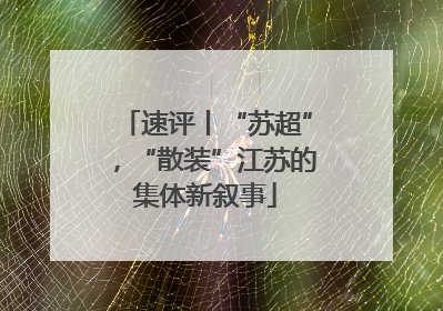 速评丨“苏超”，“散装”江苏的集体新叙事